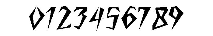 Cybrok Regular Font OTHER CHARS