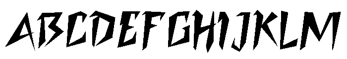 Cybrok Regular Font UPPERCASE