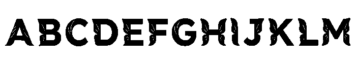 Cycas Regular Font UPPERCASE
