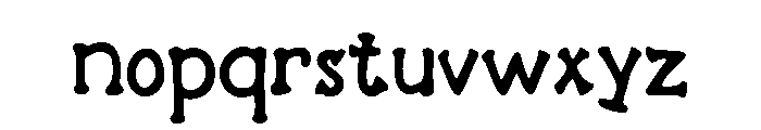 Cyclamen Font LOWERCASE