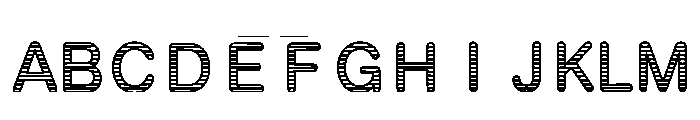 Cydia Regular Font UPPERCASE