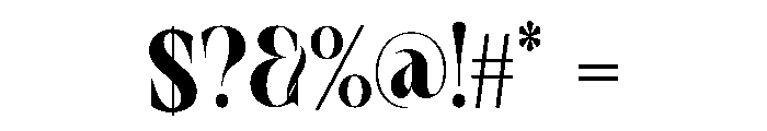 Cyfing Font OTHER CHARS