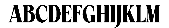 Cyfing Font UPPERCASE