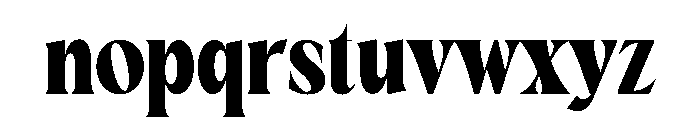 Cyfing Font LOWERCASE