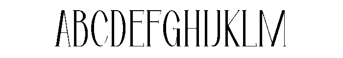 Cyfoget Font UPPERCASE