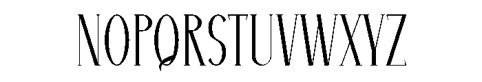Cyfoget Font UPPERCASE