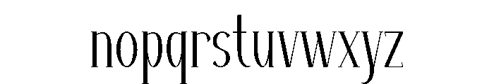 Cyfoget Font LOWERCASE