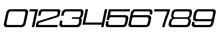 Cyfor Light Oblique Font OTHER CHARS