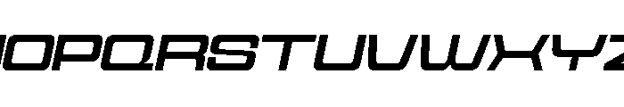 Cyfor Medium Oblique Font UPPERCASE