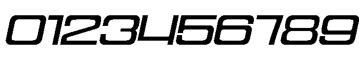 Cyfor Oblique Font OTHER CHARS