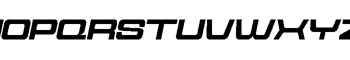 Cyfor Semi Bold Oblique Font UPPERCASE