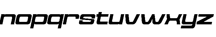 Cyfor Semi Bold Oblique Font LOWERCASE