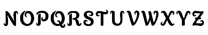 Cymus Regular Font LOWERCASE