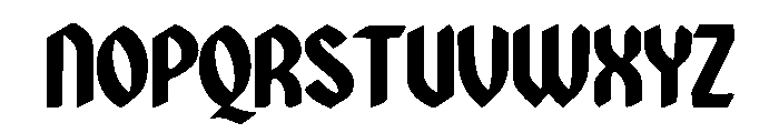 Cynroke Font UPPERCASE