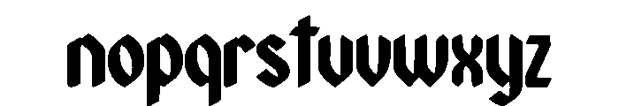 Cynroke Font LOWERCASE