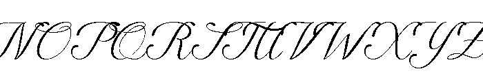 Cynthera Grace Regular Font UPPERCASE