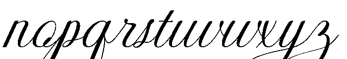 Cynthera Grace Regular Font LOWERCASE