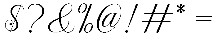 CyntheraGrace-Regular Font OTHER CHARS