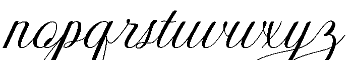 CyntheraGrace-Regular Font LOWERCASE