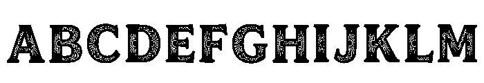 Cypress Regular Font UPPERCASE