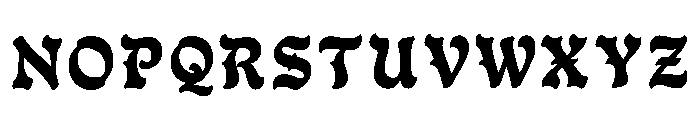 Cyril Regular Font UPPERCASE