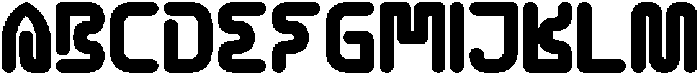CYBER CITY Bold otf (700) Font UPPERCASE