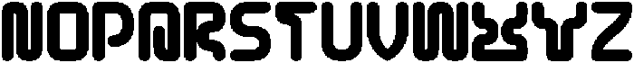 CYBER CITY Bold otf (700) Font UPPERCASE
