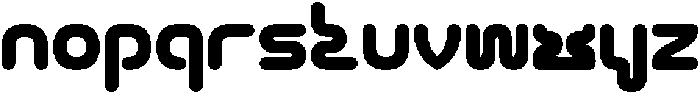 CYBER CITY Bold otf (700) Font LOWERCASE