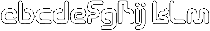 CYBER CITY-Hollow otf (400) FONT