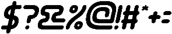 CYBER CITY Italic otf (400) Font OTHER CHARS