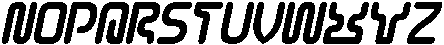 CYBER CITY Italic otf (400) Font UPPERCASE