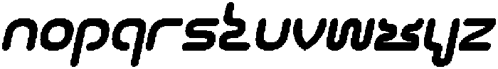 CYBER CITY Italic otf (400) Font LOWERCASE
