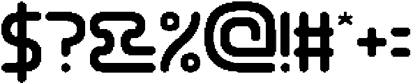 CYBER CITY-Light otf (300) Font OTHER CHARS