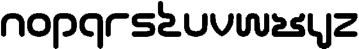 CYBER CITY-Light otf (300) Font LOWERCASE