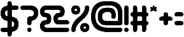 CYBER CITY otf (400) Font OTHER CHARS