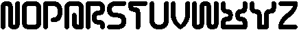 CYBER CITY otf (400) Font UPPERCASE