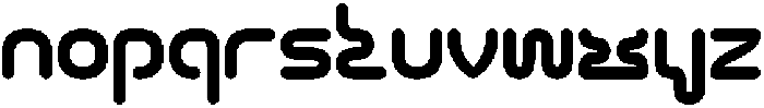 CYBER CITY otf (400) Font LOWERCASE