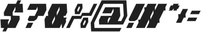 CYBERNETIC MAN Italic otf (400) Font OTHER CHARS