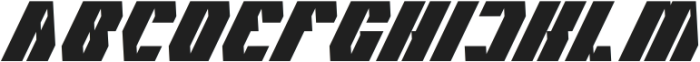 CYBERNETIC MAN Italic otf (400) Font UPPERCASE