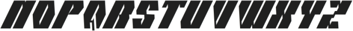 CYBERNETIC MAN Italic otf (400) Font UPPERCASE