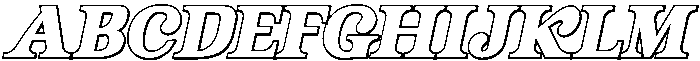 CYLARITH DRAKETH CAPS 3D Italic otf (400) FONT