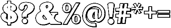 CYLARITH DRAKETH CAPS 3D Regular otf (400) Font OTHER CHARS