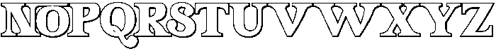 CYLARITH DRAKETH CAPS 3D Regular otf (400) Font LOWERCASE