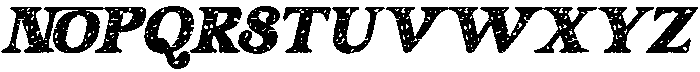 CYLARITH DRAKETH CAPS RUSTIC Italic otf (400) Font LOWERCASE