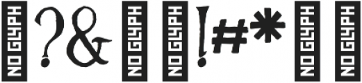 Cyanotype Serif otf (400) Font OTHER CHARS