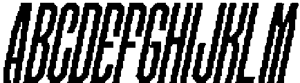 Cyasren Italic otf (400) Font UPPERCASE