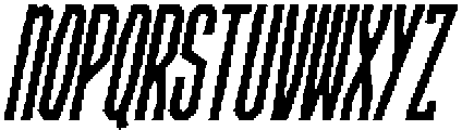 Cyasren Italic otf (400) Font LOWERCASE