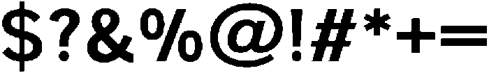 Cyber Alloy otf (400) Font OTHER CHARS