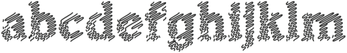 Cyber Chunk Font Scribble otf (400) Font LOWERCASE