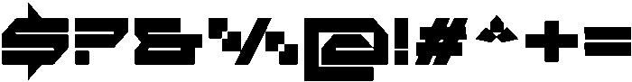 Cyber Grid Regular otf (400) Font OTHER CHARS